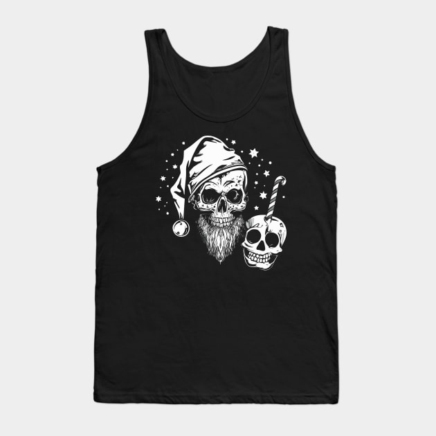 Santa Skull Collection 2 Tank Top by DNT Designs